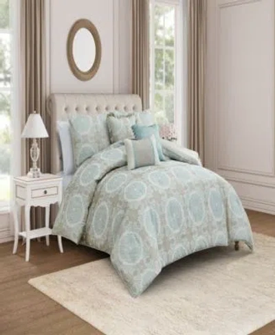 Waterford Jonet Soft 3 Pc. Comforter Set In Blue