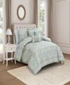 Waterford Jonet Soft 3-pc. Comforter Set, King In Blue