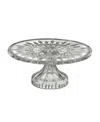 Waterford Lismore 11" Cake Plate Footed In Clear