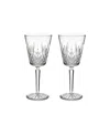 Waterford Lismore Crystal Iced Beverage Glasses 350ml Set Of Two In Clear