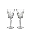 Waterford Lismore Crystal Iced Beverage Glasses 350ml Set Of Two In Clear