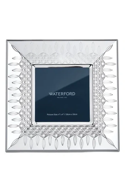 Waterford Lismore 4" X 4" Picture Frame In White