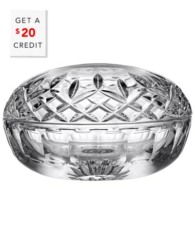 WATERFORD WATERFORD LISMORE 5IN COVERED BOX WITH $21 CREDIT