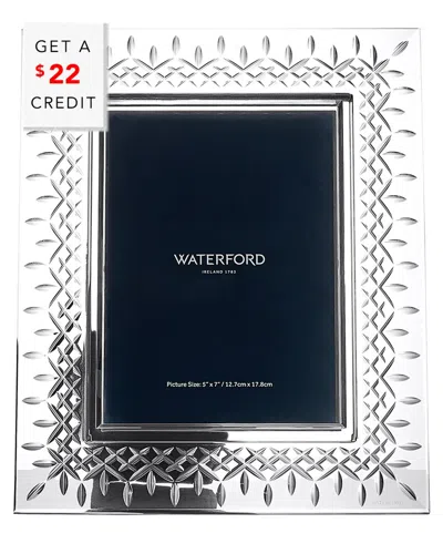 Waterford Lismore 4x6 Photo Frame With $18 Credit In Blue