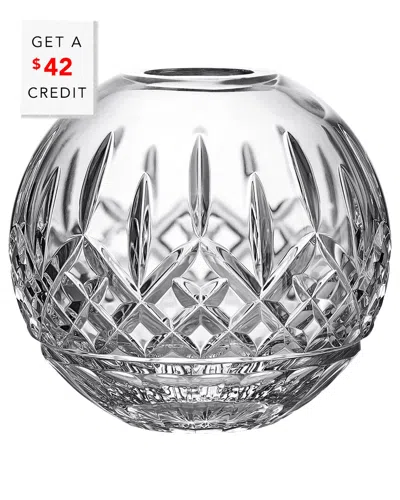 WATERFORD WATERFORD LISMORE 6IN ROSE BOWL WITH $42 CREDIT