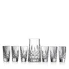 Waterford Lismore Crystal Pitcher And Shot Glass Set Of Seven