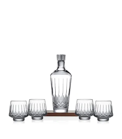 Waterford Lismore Arcus Decanter And Tumbler 8-piece Set In Clear