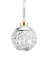 Waterford Lismore Bauble Ornament In Transparent