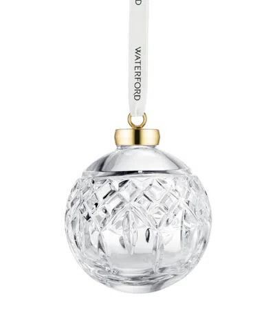 Waterford Lismore Bauble Ornament In Transparent