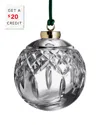 Waterford Lismore Bauble Ornament In Clear