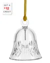 Waterford Lismore Bell Ornament With $12 Credit In Clear
