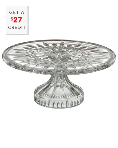 Waterford Lismore Cake Plate Footed 11in With $27 Credit