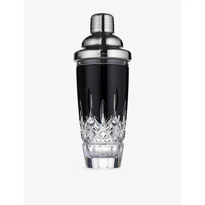 Waterford Lismore Crystal-glass Cocktail Shaker 710ml In Black