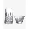 WATERFORD WATERFORD LISMORE CRYSTAL-GLASS SUGAR AND CREAMER SET