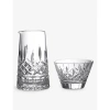 Waterford Lismore Crystal-glass Sugar And Creamer Set