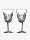 Waterford Lismore Crystal Glasses Set Of Two