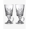 WATERFORD WATERFORD LISMORE CRYSTAL IRISH COFFEE GLASSES 235ML SET OF TWO