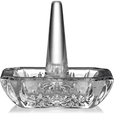 Waterford Lismore Crystal Ring Holder In Transparent