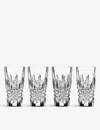 Waterford Lismore Cut Crystal Shot Glasses Set Of Four