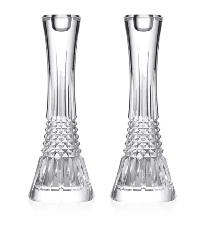 Waterford Lismore Diamond Candlestick In Clear