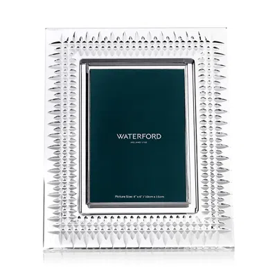 Waterford Lismore Diamond Essence Picture Frame 4 X 6 In Clear