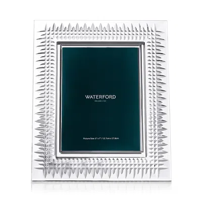 Waterford Lismore Diamond Essence Picture Frame 5 X 7 In Clear