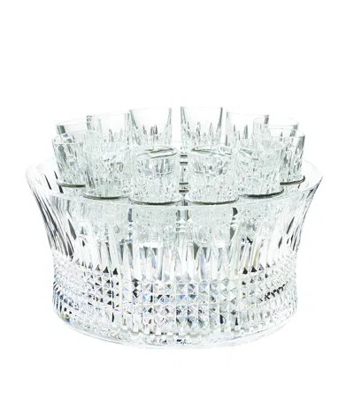 Waterford Lismore Diamond Vodka Chill Set In Clear