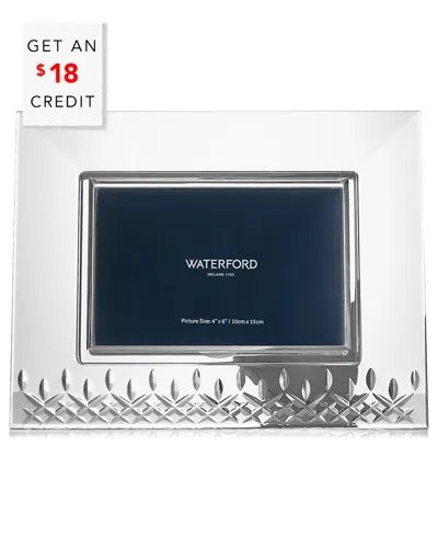 WATERFORD WATERFORD LISMORE ESSENCE 4X6 PICTURE FRAME WITH $18 CREDIT