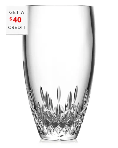 Waterford Lismore Essence 9in Vase With $40 Credit In Animal Print