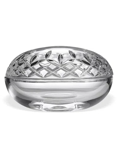 Waterford Lismore Essence Covered Box In Transparent