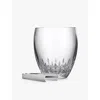 Waterford Lismore Essence Crystal Glass Ice Bucket With Tongs