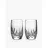 Waterford Lismore Essence Crystal-glass Shot Glasses Set Of Two 90ml