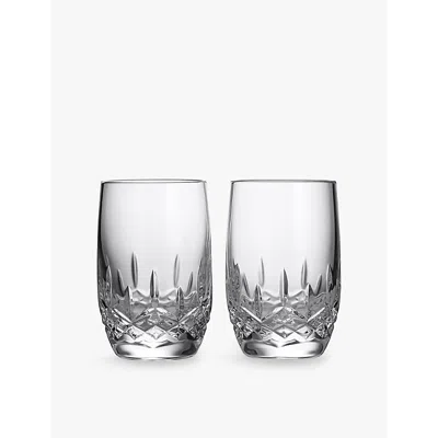 Waterford Lismore Essence Crystal-glass Shot Glasses Set Of Two 90ml In Transparent