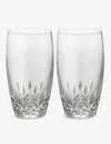 Waterford Lismore Essence Crystal Highball Glasses Set Of Two
