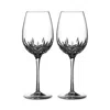 Waterford Lismore Essence Set Of 2 Lead Crystal White Wine Glasses