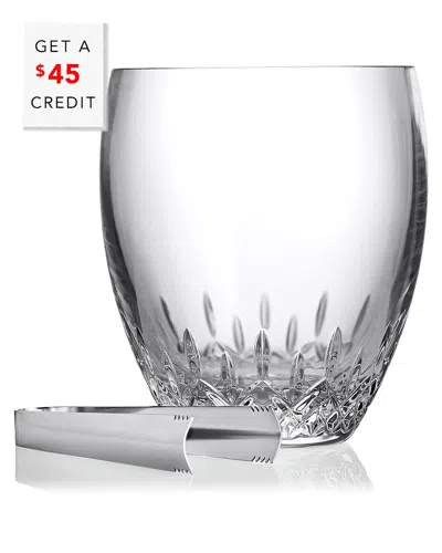 WATERFORD WATERFORD LISMORE ESSENCE ICE BUCKET TONGS WITH $45 CREDIT