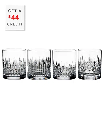 Waterford Lismore Evolution Tumblers (set Of 4)with $44 Credit In Gray