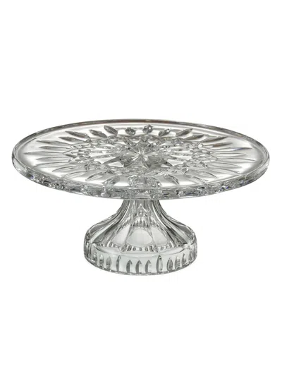 Waterford Lismore Footed Cake Plate In Transparent