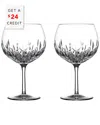 Waterford Lismore Crystal Wine Glass 18.5cm In Transparent