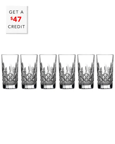 Waterford Lismore Hiball 11.5oz, Set Of 6 In Clear
