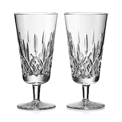 Waterford Lismore Crystal Iced Beverage Glasses 350ml Set Of Two In Clear