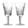 Waterford Lismore Large Goblet, Set Of 2 In Transparent