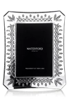 Waterford Lismore Lead Crystal Picture Frame In Black