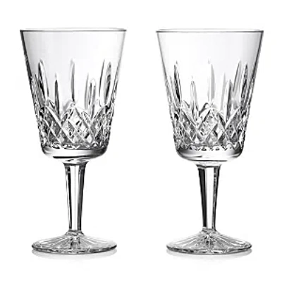 Waterford Lismore Medium Goblet, Set Of 2 In Clear