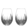 Waterford Set Of 2 Lismore Essence Stemless Red Wine Glasses