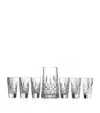 Waterford Lismore Crystal Pitcher And Shot Glass Set Of Seven