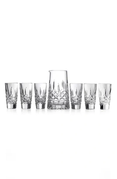 Waterford Lismore Pitcher & Shot Glass Set In No Color