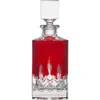 Waterford Lismore Red Crystal Decanter In Red