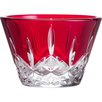 Waterford Lismore Red Crystal Votive