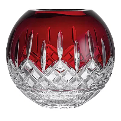 Waterford Lismore Red Rose Bowl